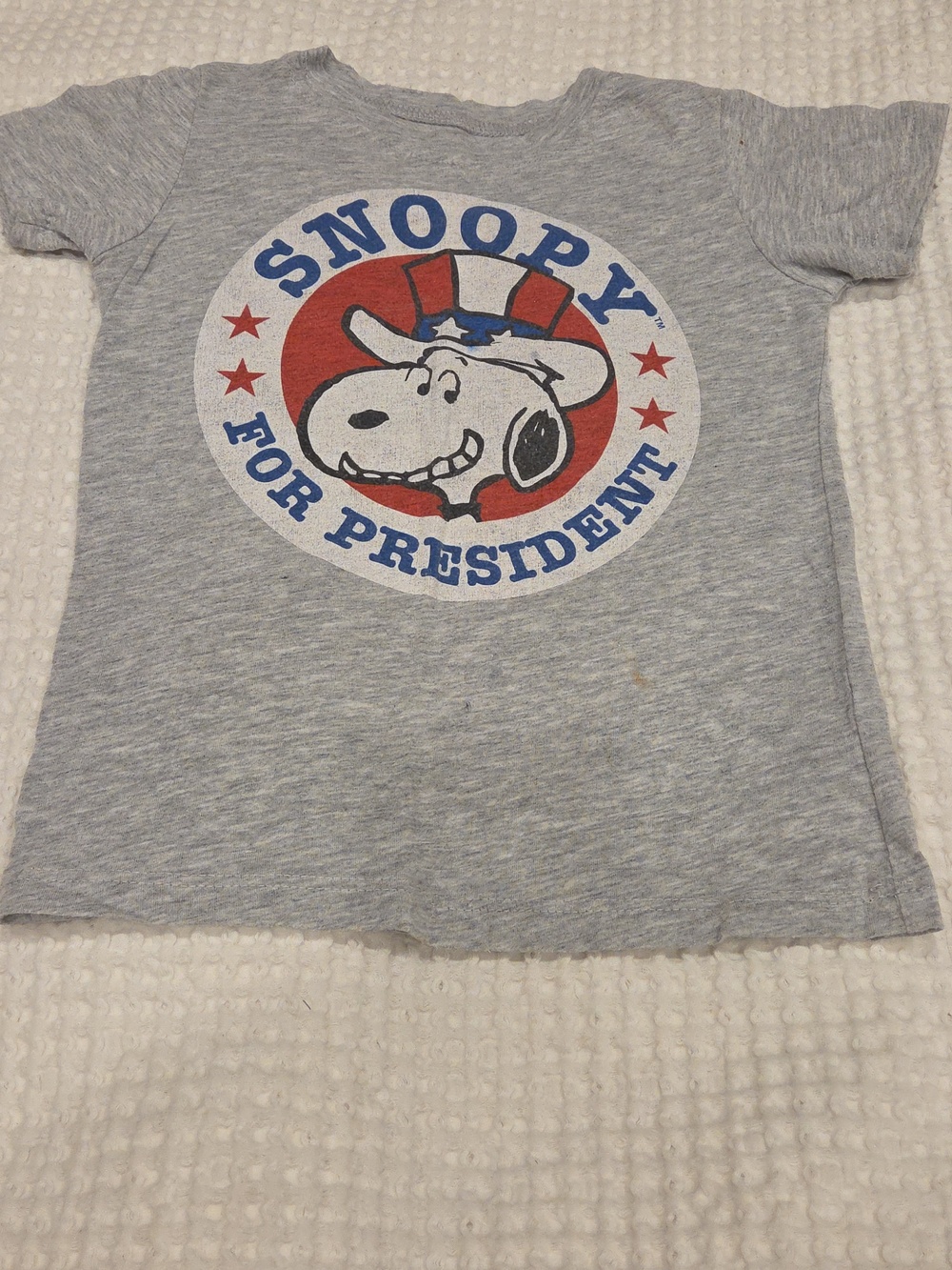 Mini Fine Peanuts T-Shirt Snoopy Graphic Size 4T
